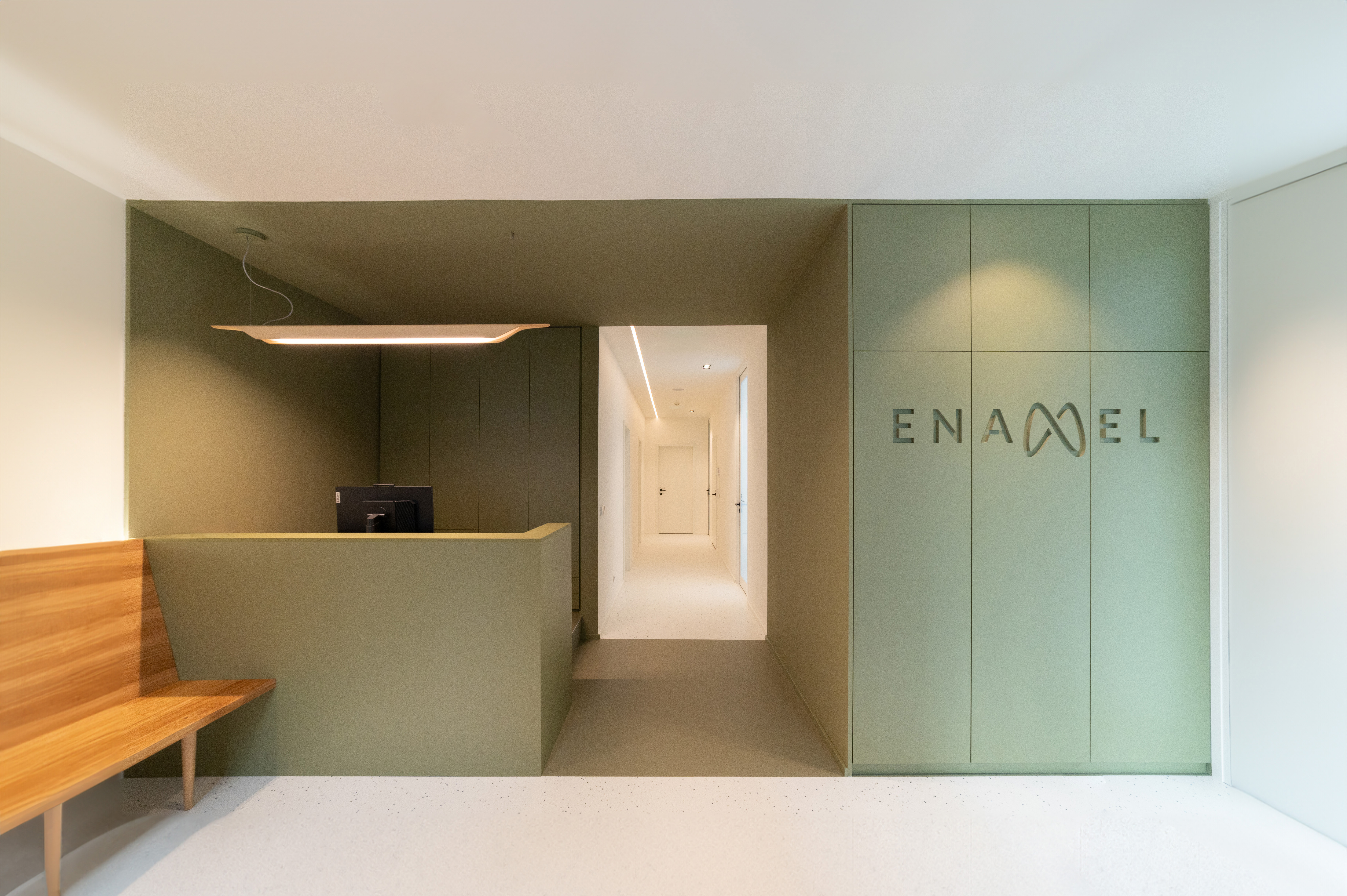 zubní ordinace návrh, recepce, design, architekt