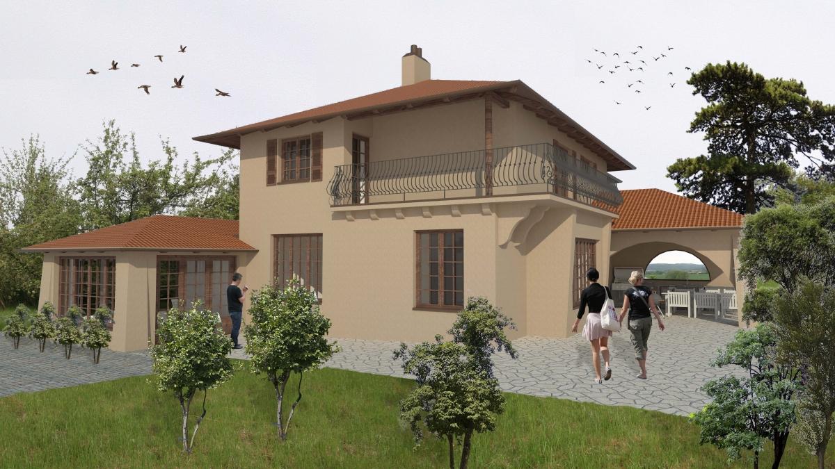 Rekonstrukce domu v Klánovicích nová přístavba