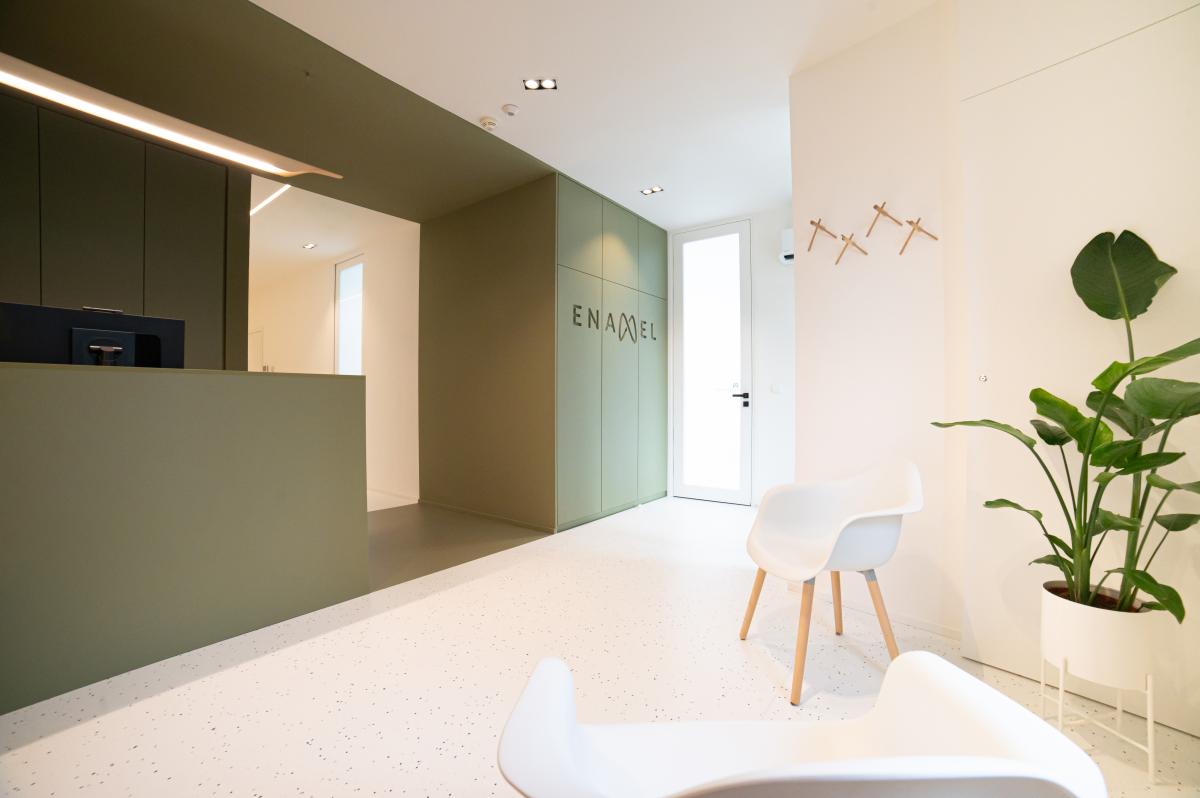 zubní ordinace, design, návrh, architekt, recepce zubních ordinací